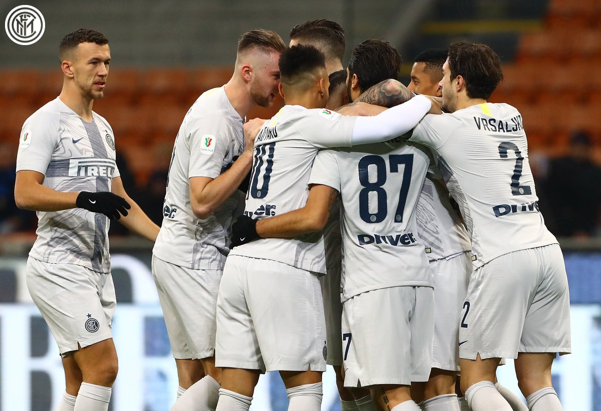 El Inter de Milán venció 6-2 al Benevento (Twitter @Inter_en)