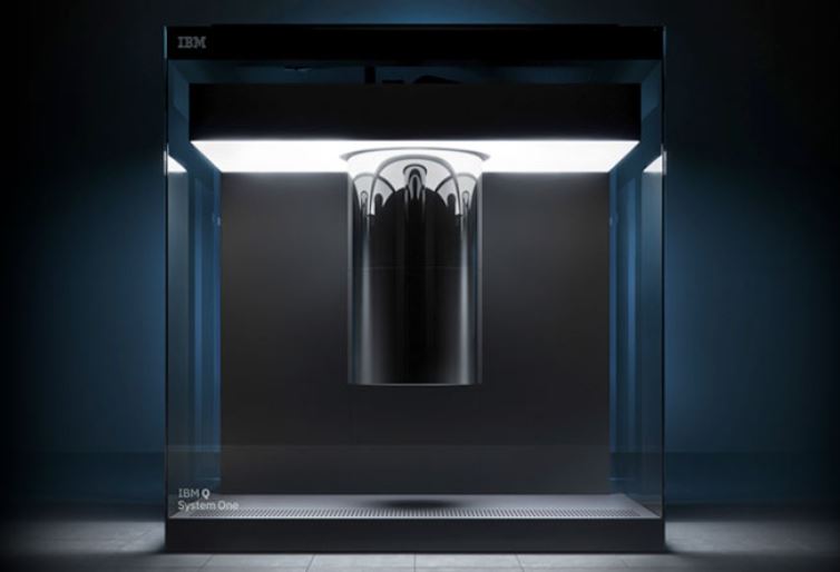 La Q System One es un cubo de dos metros. (IBM)