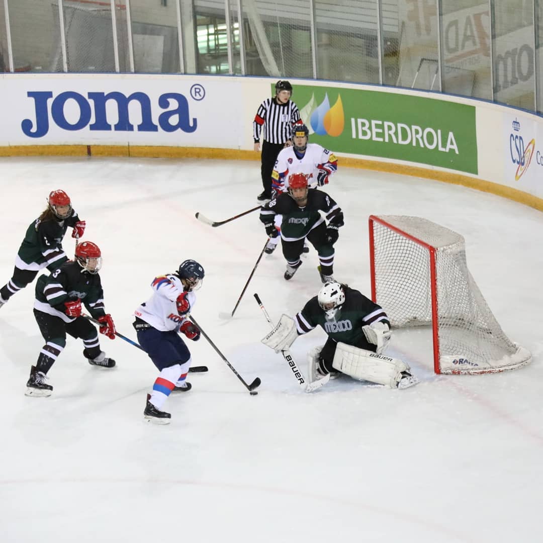 Tri femenil cae ante Corea del Sur en el Mundial de Hockey sobre Hielo Sub 18 (Korea Ice Hockey Association)