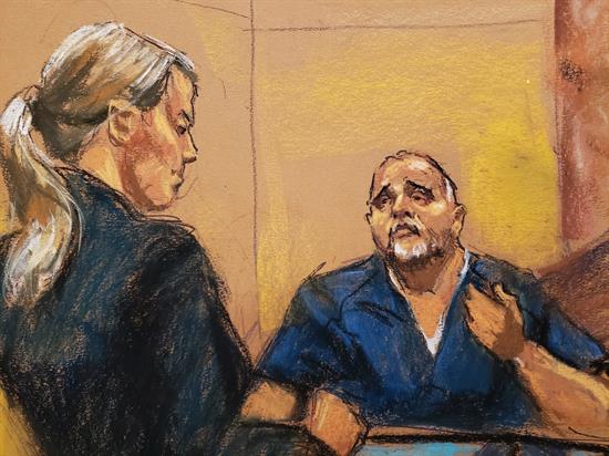 El colombiano Alex Cifuentes testificó por segundo día en una corte de Nueva York. (EFE)