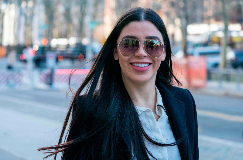 Emma Coronel fue varias veces a visitar al capo para prepararle las enchiladas suizas que tanto le gustan (AFP).