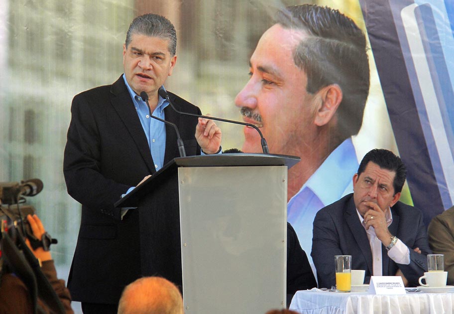 Gobernador de Coahuila, Miguel Riquelme. (Manuel Guadarrama)