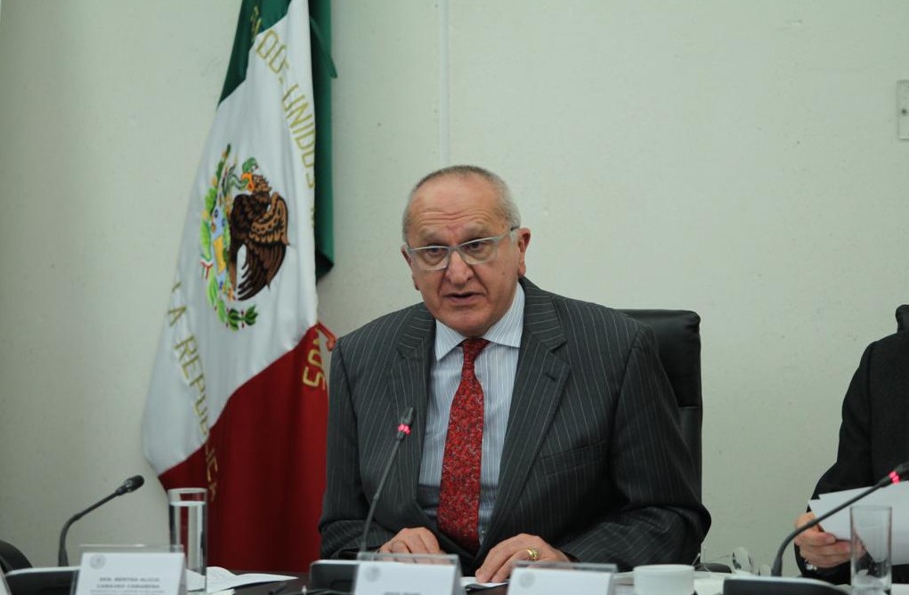 Jesús Seade compareció ante la Comisión de Relaciones Exteriores del Senado. (Twitter | @SRE_mx)