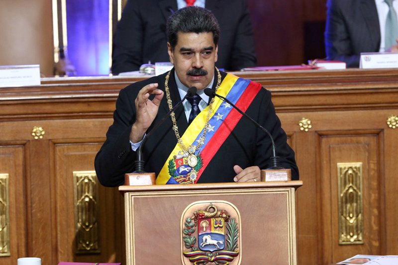 Maduro fue reelegido el 20 de mayo de 2018 en comicios boicoteados por los principales partidos opositores de Venezuela.