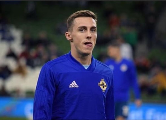 Gavin Whyte, jugador de Irlanda del Norte (Instagram @gavinwhyte23)