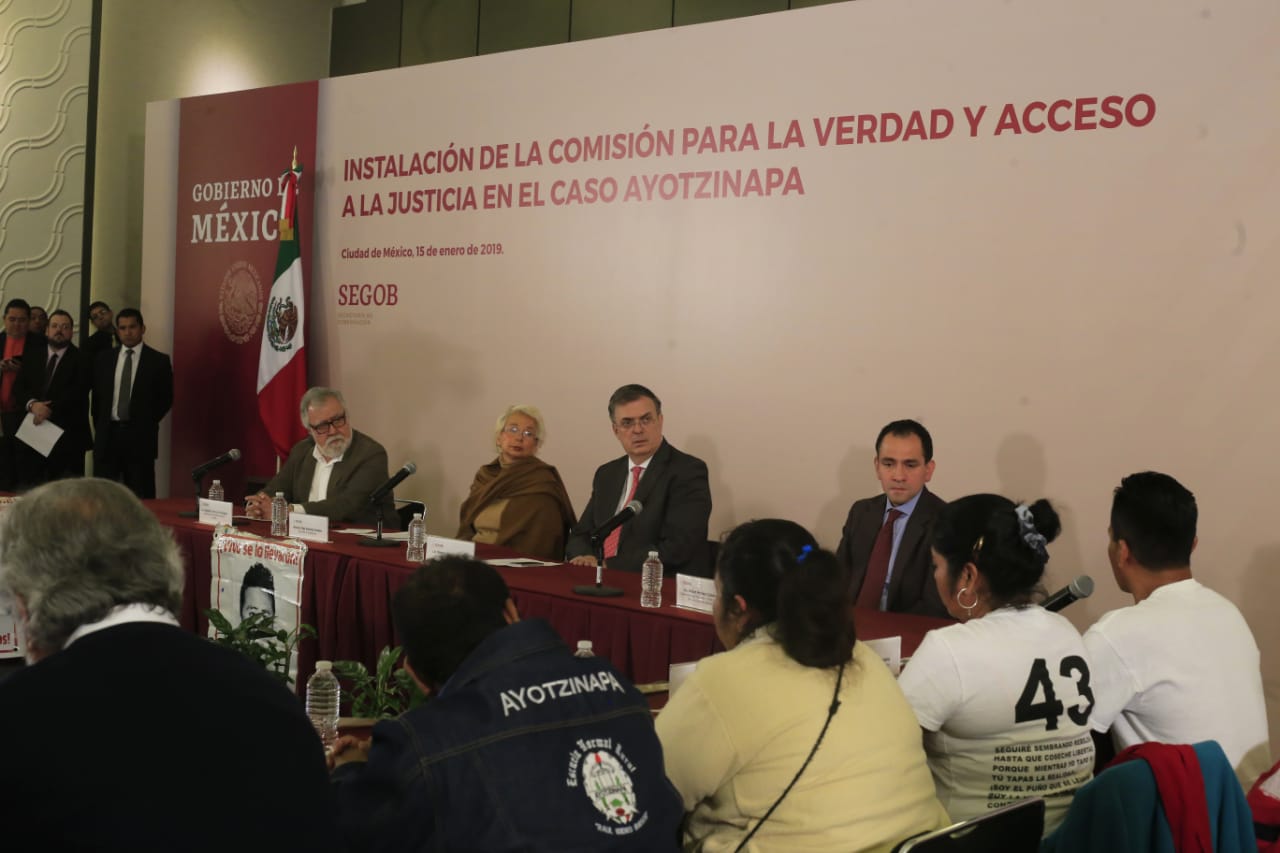 Hoy se instaló la Comisión de Investigación para la Verdad y la Justicia del caso Iguala. (Ariana Pérez | Milenio)