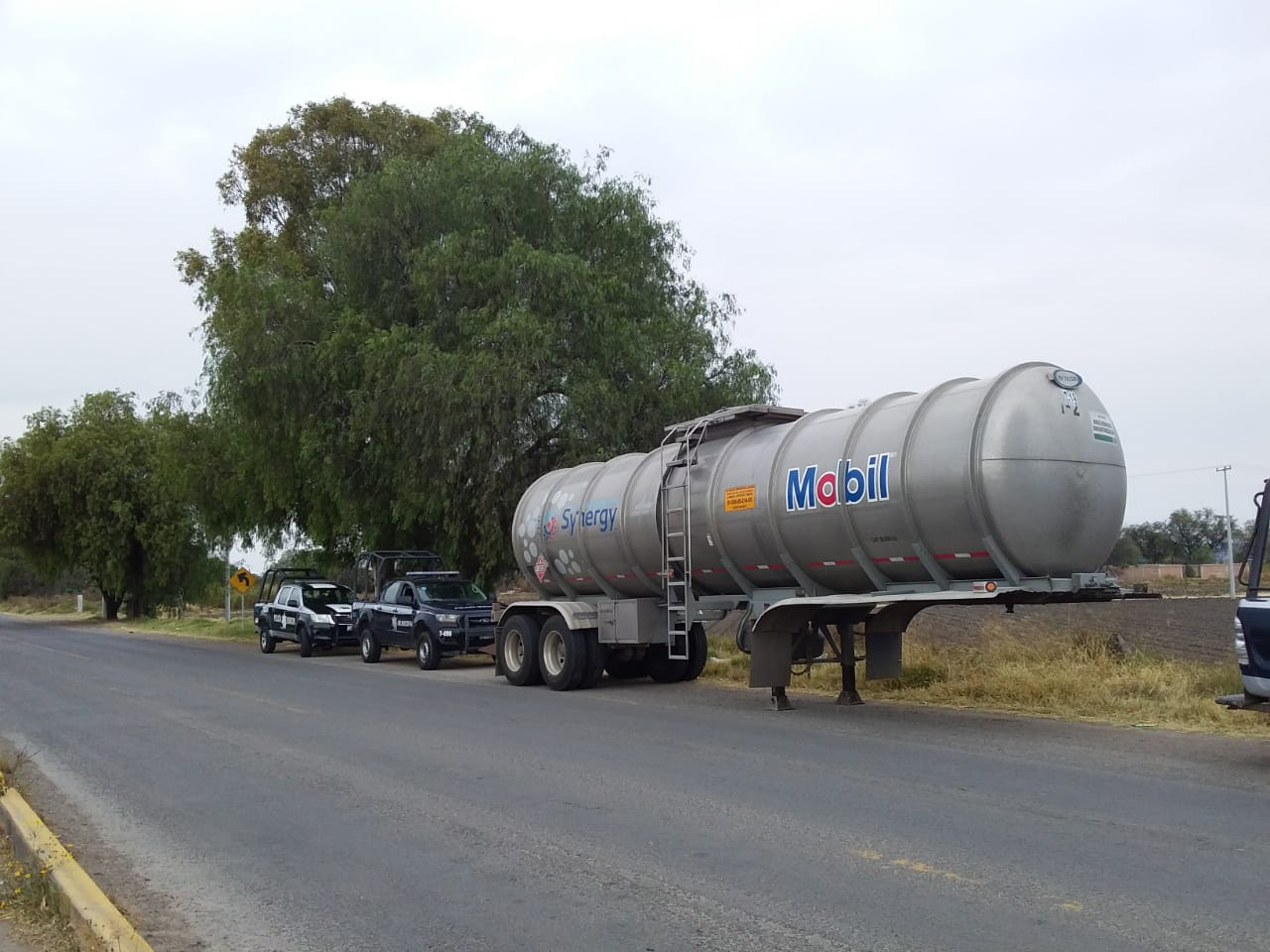 La pipa fue localizada cerca del camino que va de Celaya a San Miguel Octopan
