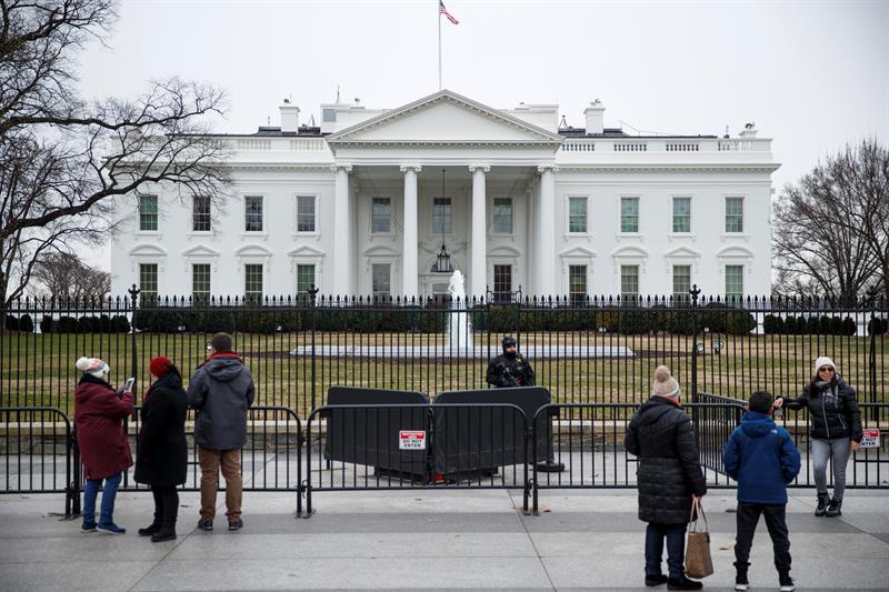 La Casa Blanca estaba dentro de los objetivos del supuesto agresor, de 21 años. (EFE)
