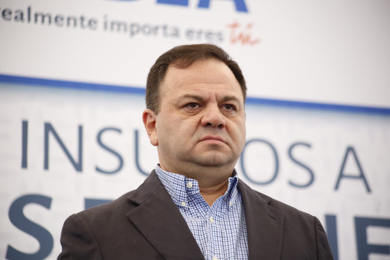 Encargado de despacho del gobierno de Puebla, Jesús Rodríguez Almeida (Andrés Lobato)