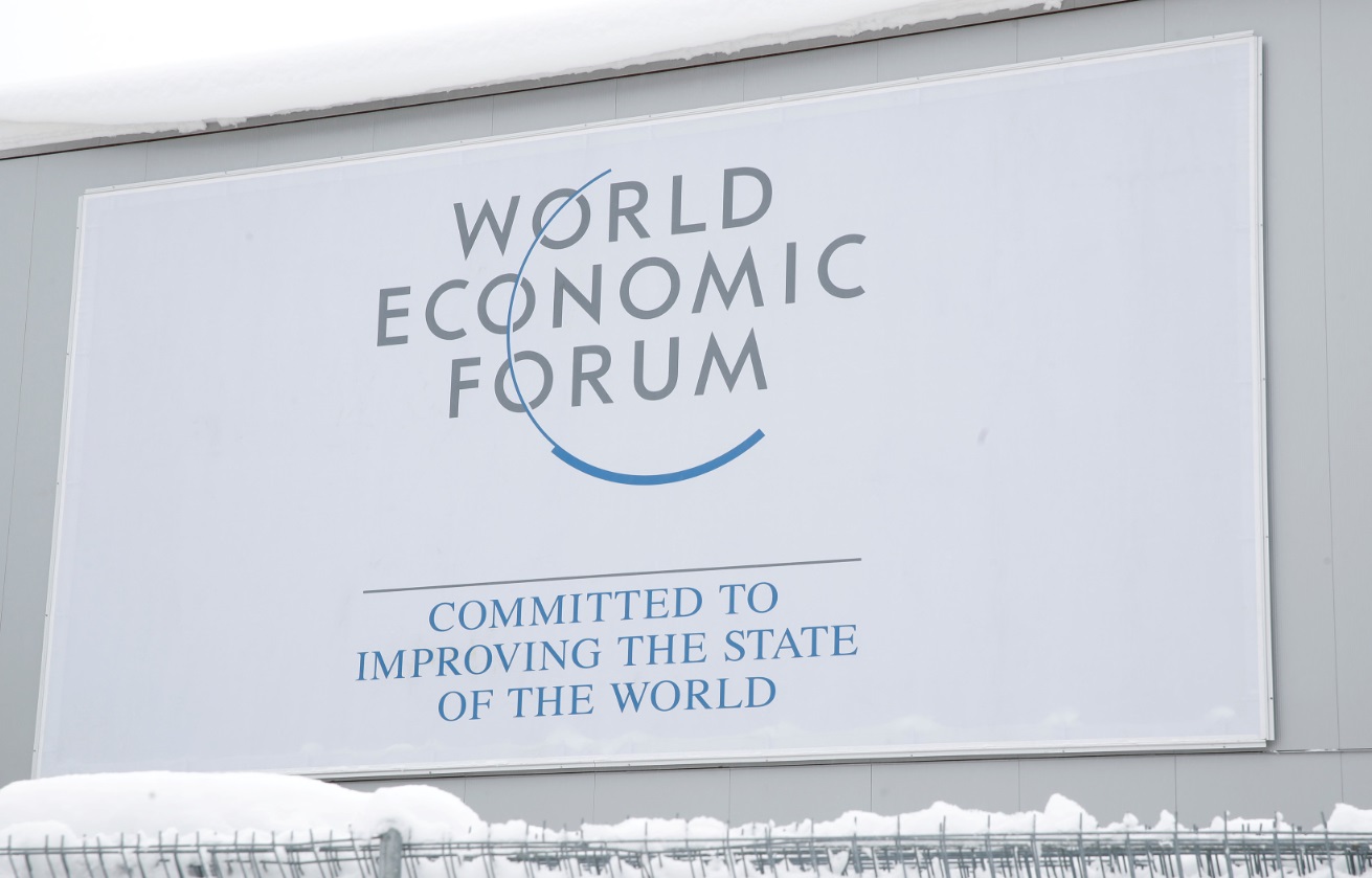 Logo del Foro Económico Mundial (Foto: Reuters)