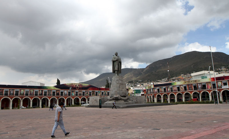 Plaza Juárez, explanada emblemática de Pachuca. (Jorge Sánchez)