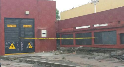 Zona acordonada. (Jorge Becerril)