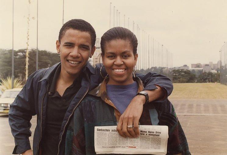 La dulce foto que Barack dedicó a Michelle Obama. (Instagram)