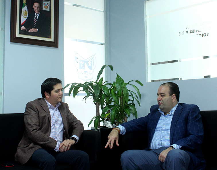 Enrique Simón Romero y Alejandro Habib Nicolás. (Cortesía)