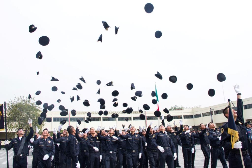 Se graduaron 603 cadetes de la academia de policías en la CdMx. (Cuartoscuro)
