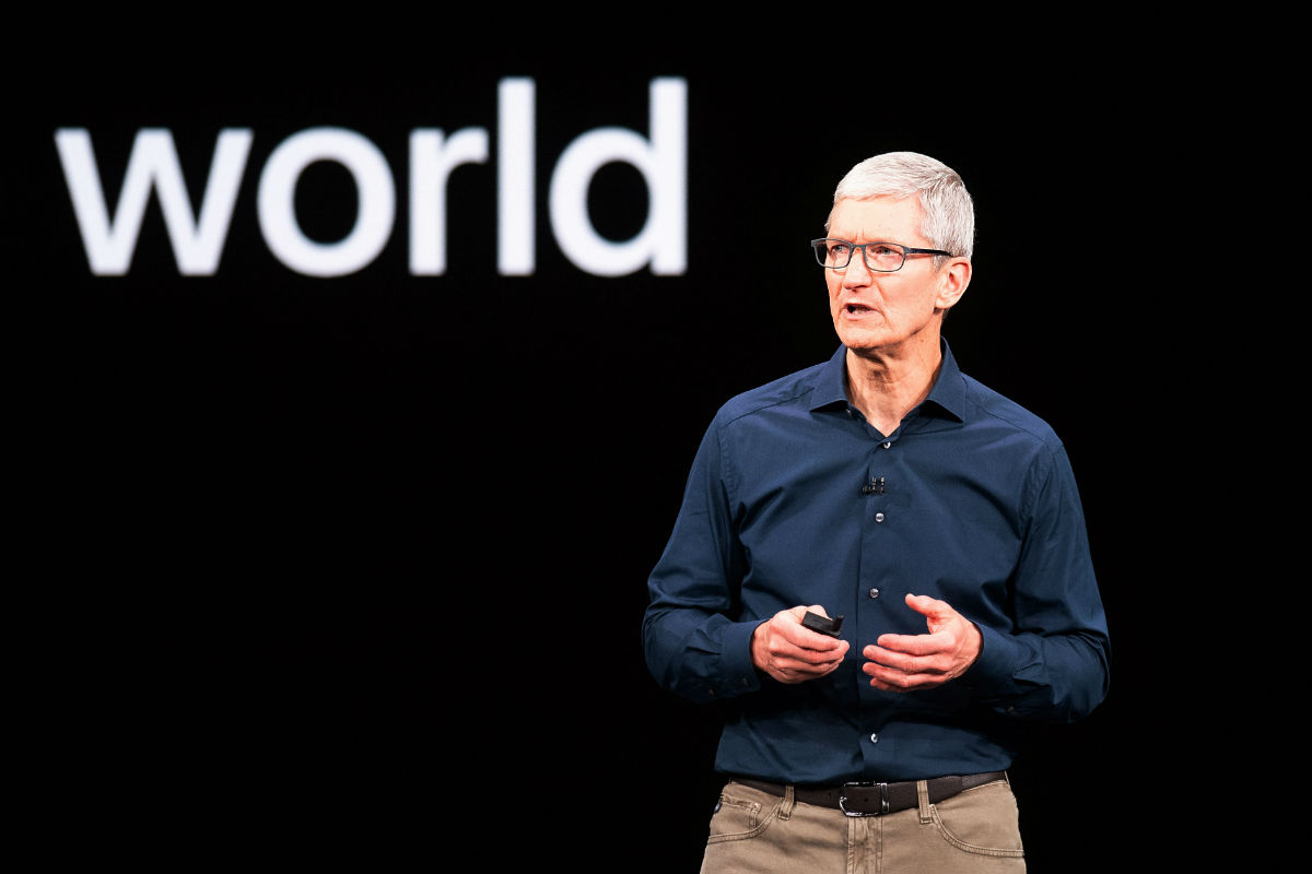 Tim Cook, CEO de Apple. (AFP)