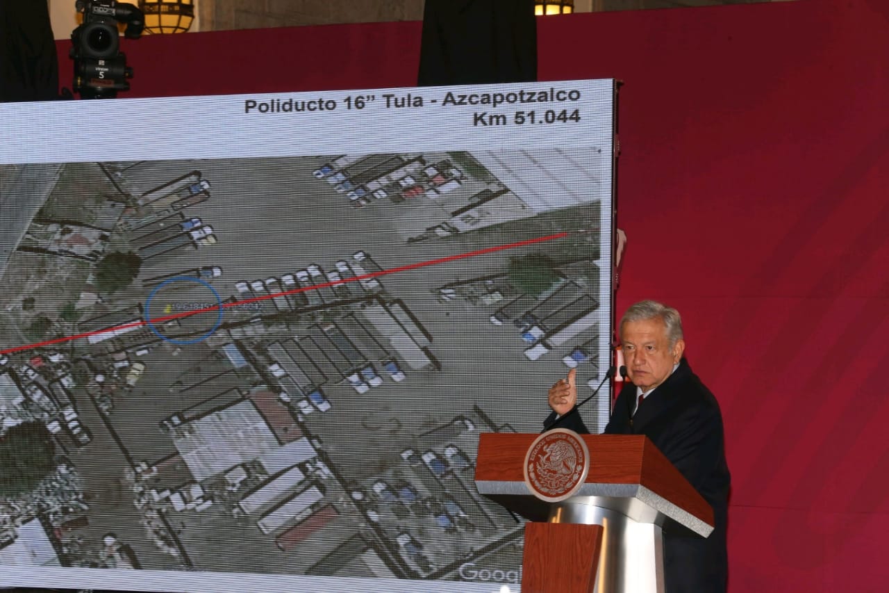 Informó Andrés Manuel López Obrador sobre los avances contra el robo de combustible (Javier Ríos)