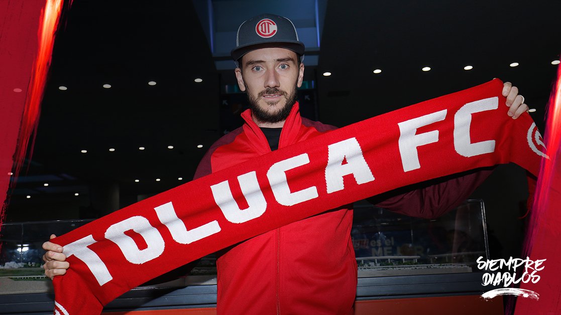 Federico Mancuello llega a la Ciudad de México para unirse al Toluca (Twitter @TolucaFC)