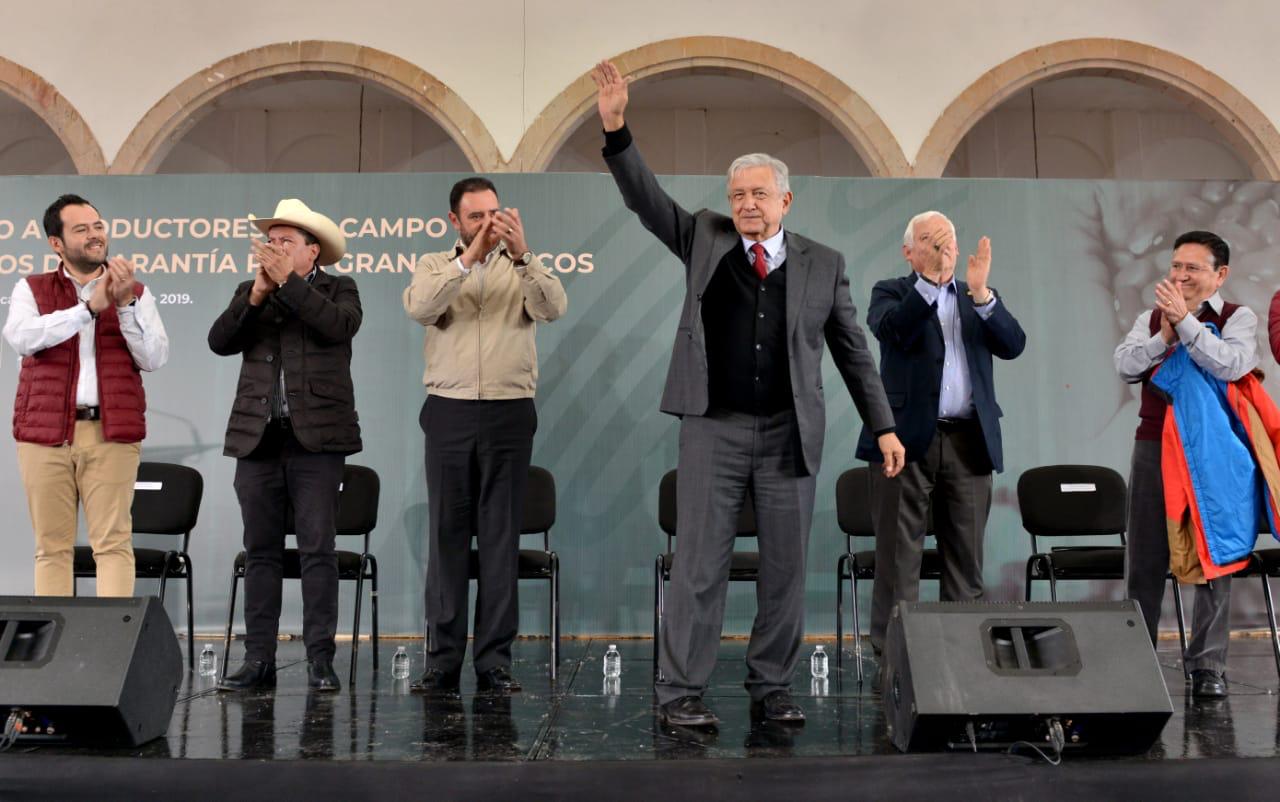 El presidente Andrés Manuel López Obrador visitó Zacatecas/Especial.
