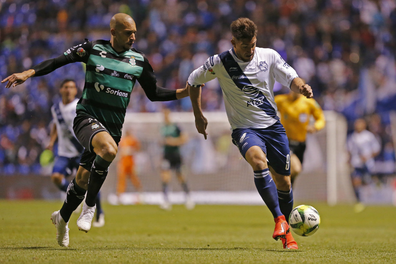 Puebla y Santos empataron 1-1 en el Estadio Cuauhtémoc (Imago7)