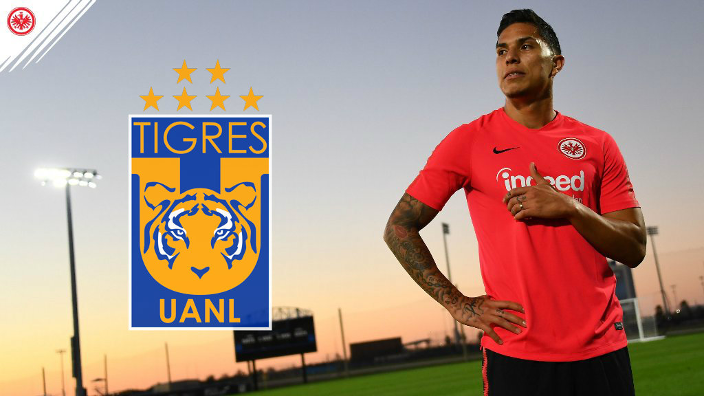 Tigres anuncia a Carlos Salcedo como su nuevo refuerzo (Twitter @eintracht_esp)