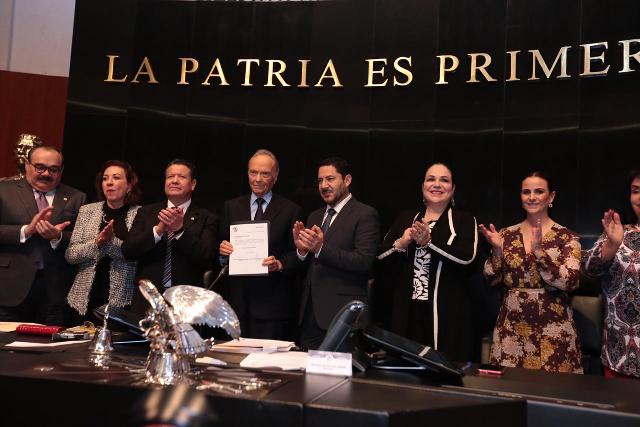 Con 91 votos, Alejandro Gertz Manero fue electo fiscal general/Jesús Quintanar.