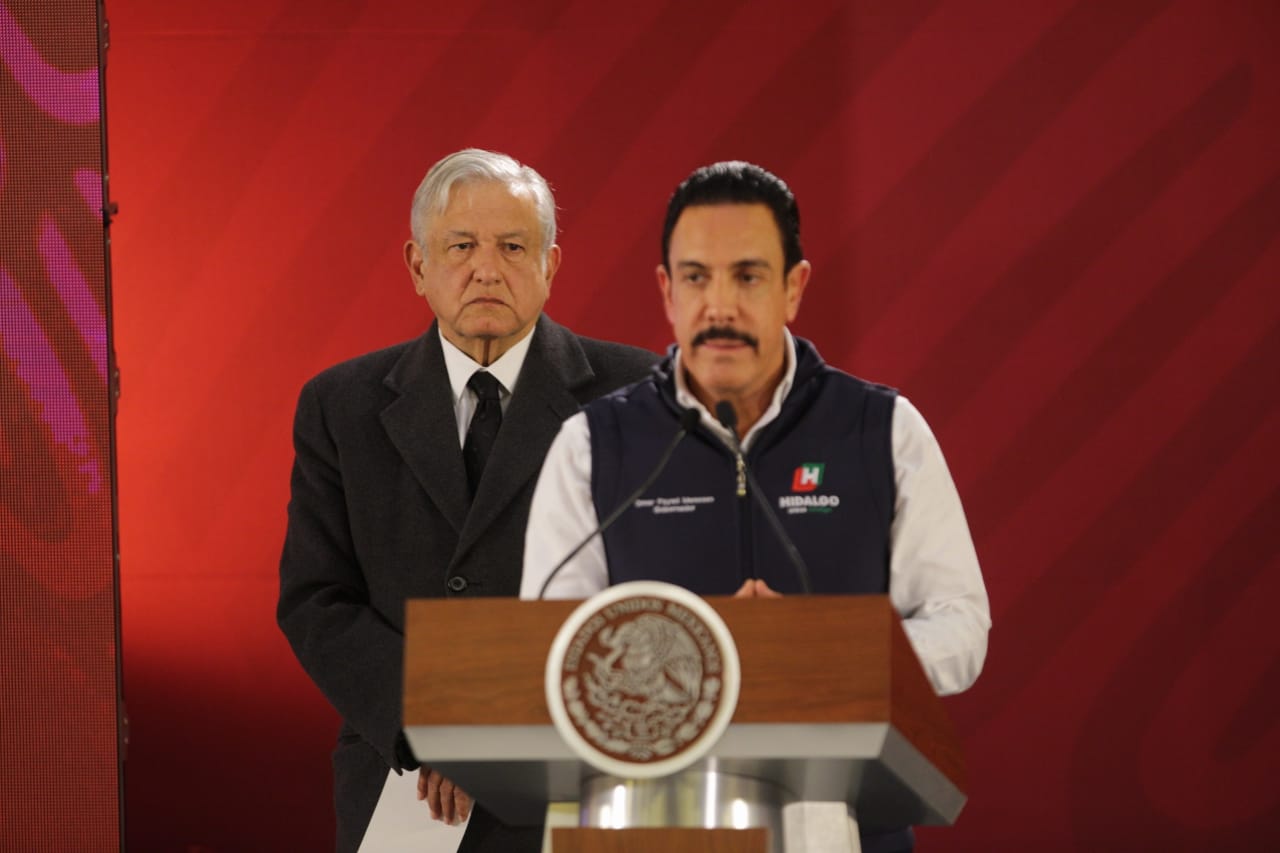 El gobernador Omar Fayad dijo que hay 74 heridos tras la explosión/Omar Franco.