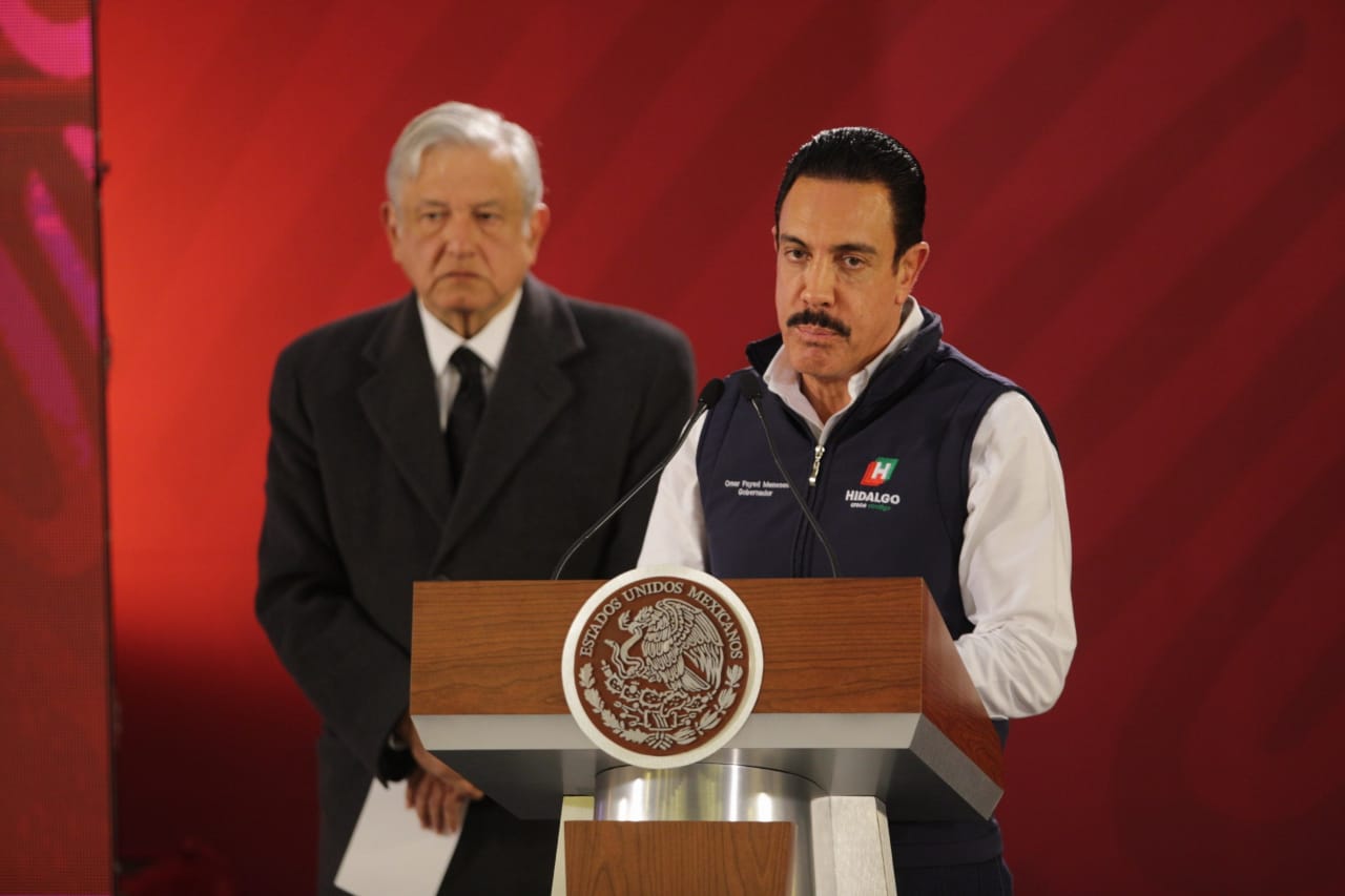 El gobernador Omar Fayad informó que murieron 73 personas en la explosión/Omar Franco.