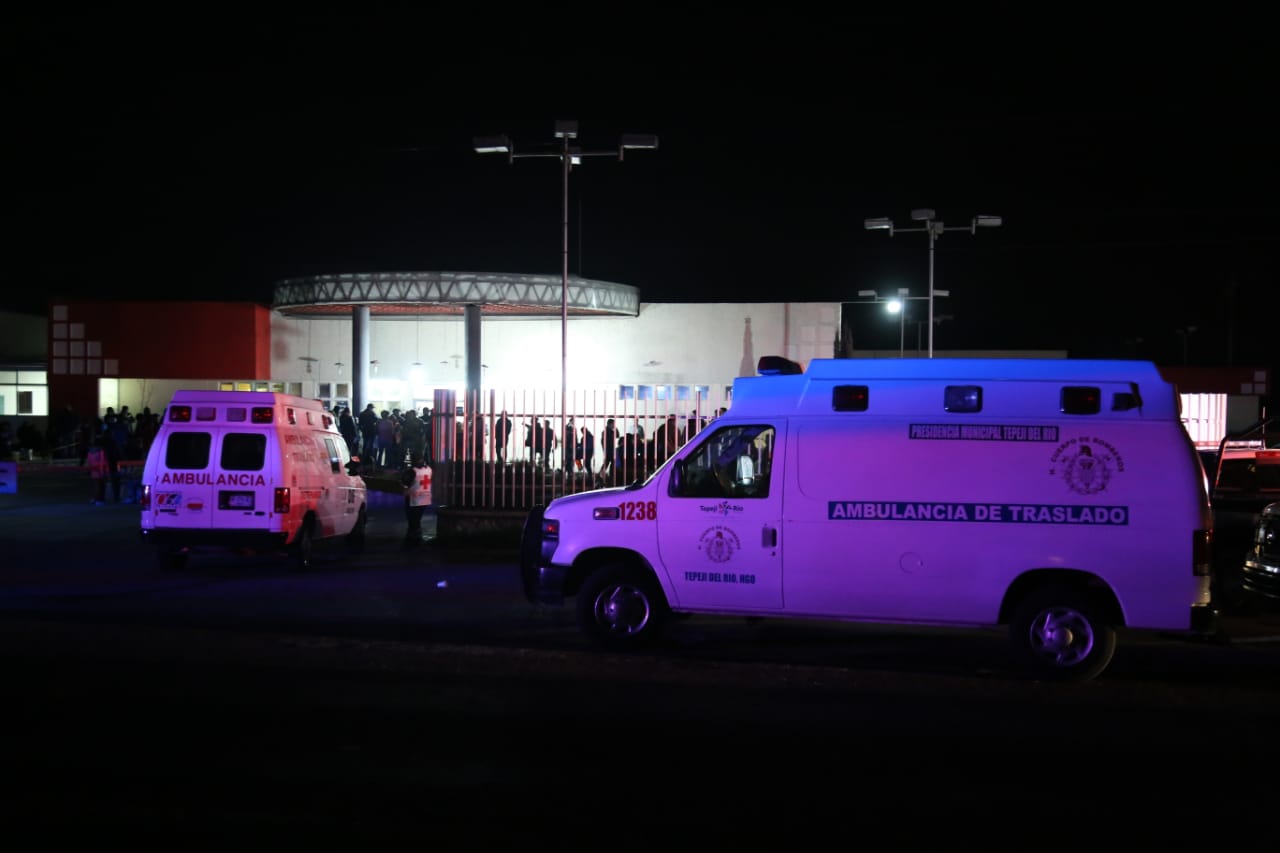 María Teresa llegó al lugar de la explosión ayer entre las ocho y las nueve de la noche. | Elizabeth Hernández