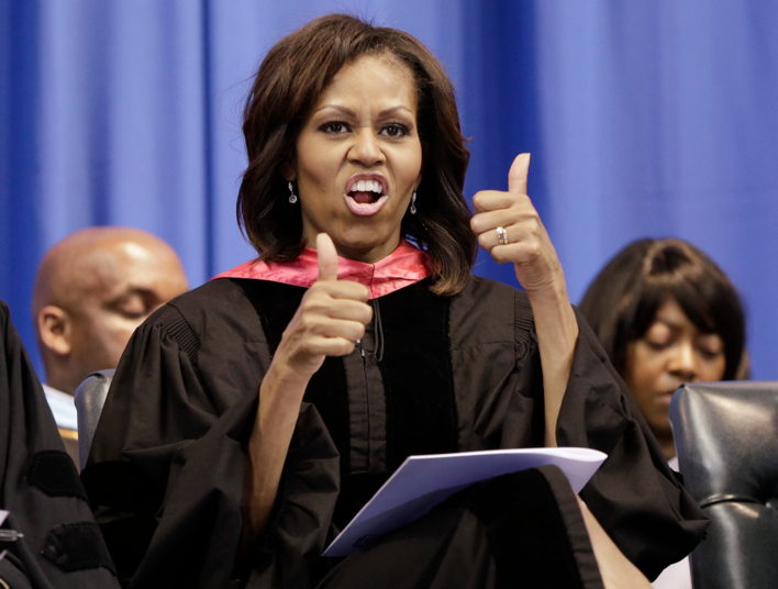 Michelle Obama recientemente fue nombrada "la mujer más admirada de EU". (Foto: AP)