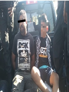 Las dos personas fueron presentadas ante el MP por venta ilegal de combustible. (SSC)