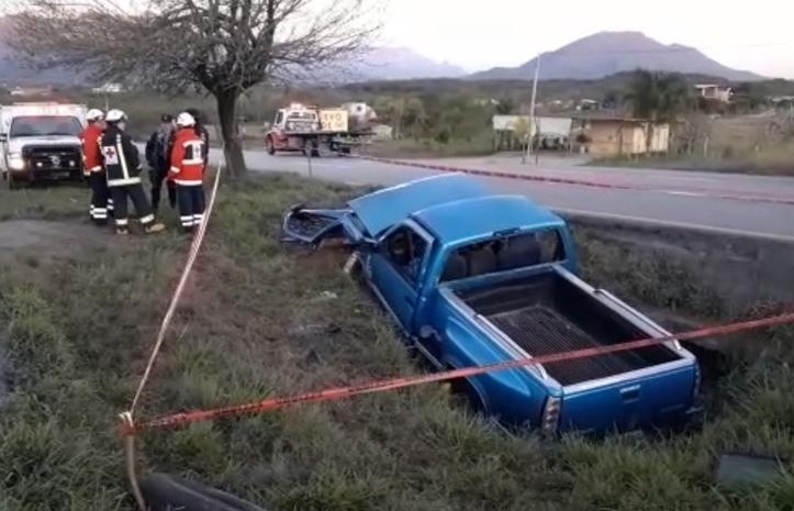 El percance ocurrió en el kilómetro 220. Foto: Especial