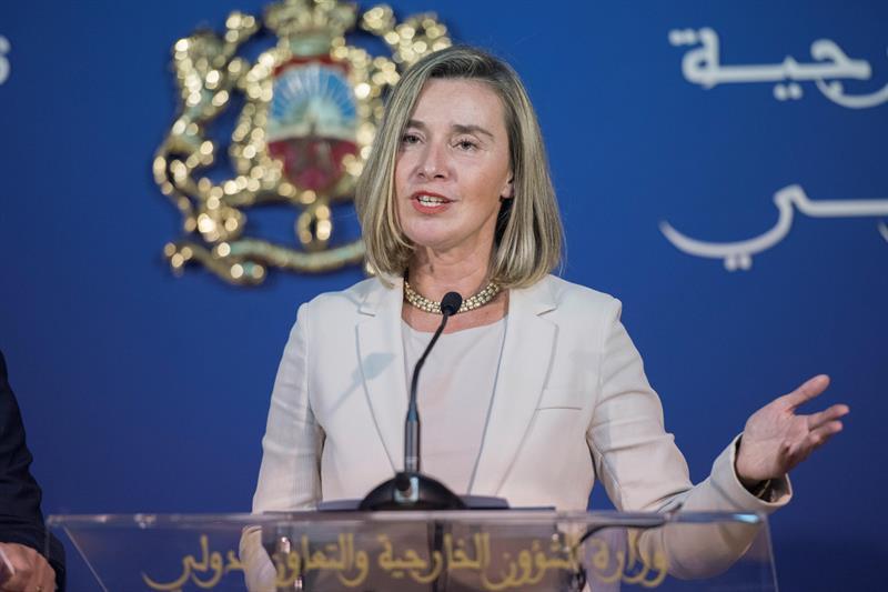 Federica Mogherini, vicepresidenta de la Comisión Europea y alta representante de la Unión Europea.