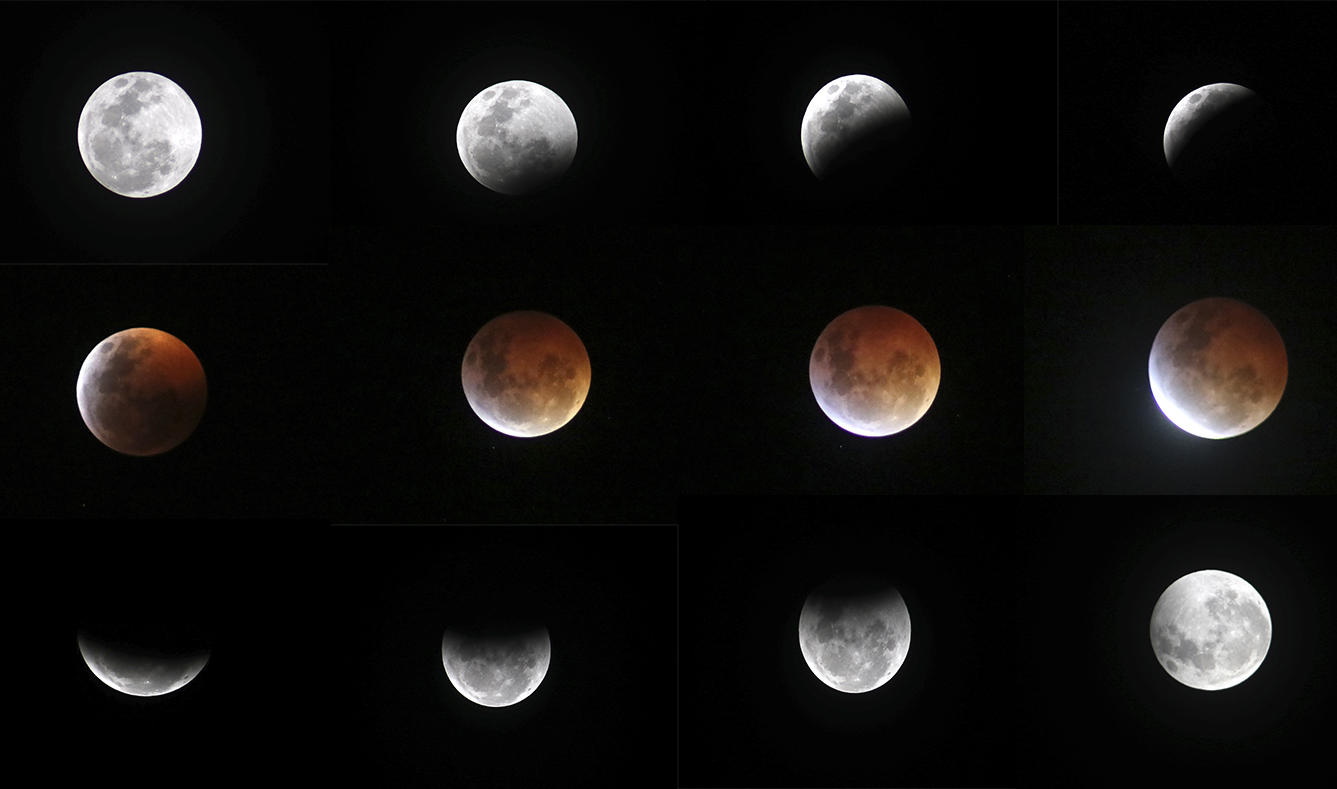 Así es como se debería ver una buena foto del eclipse lunar. (Cuartoscuro)