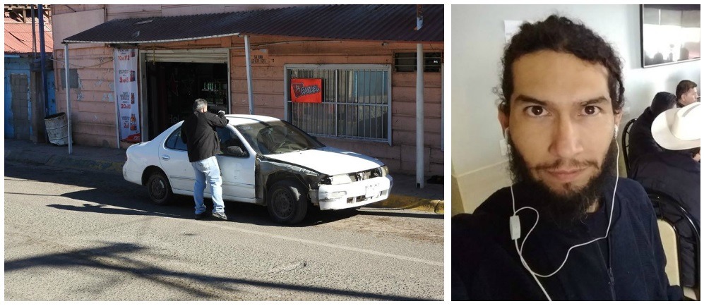 El auto de Rafael Murúa Manríquez fue localizado el domingo en la Calle 11, en Santa Rosalía. (Especial)