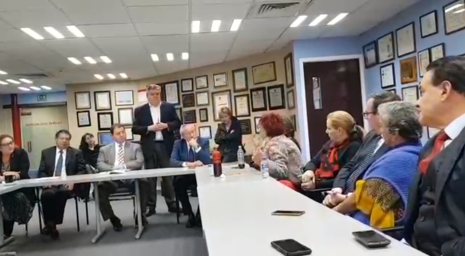 Directivos de la empresa tuvieron una reunión con los trabajadores. (Especial)