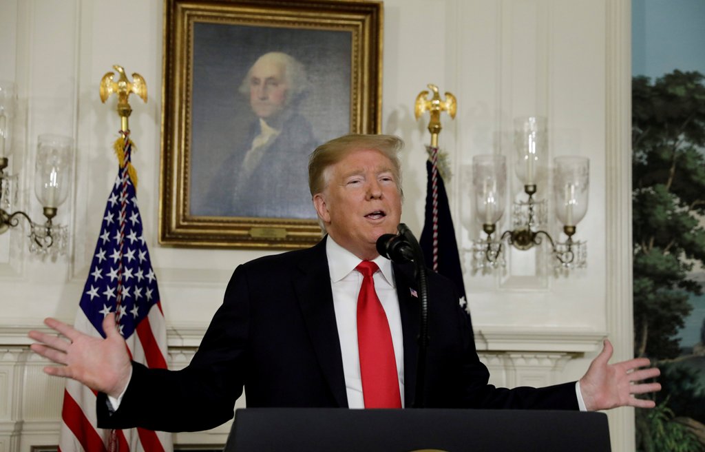 Donald Trump: (Reuters)