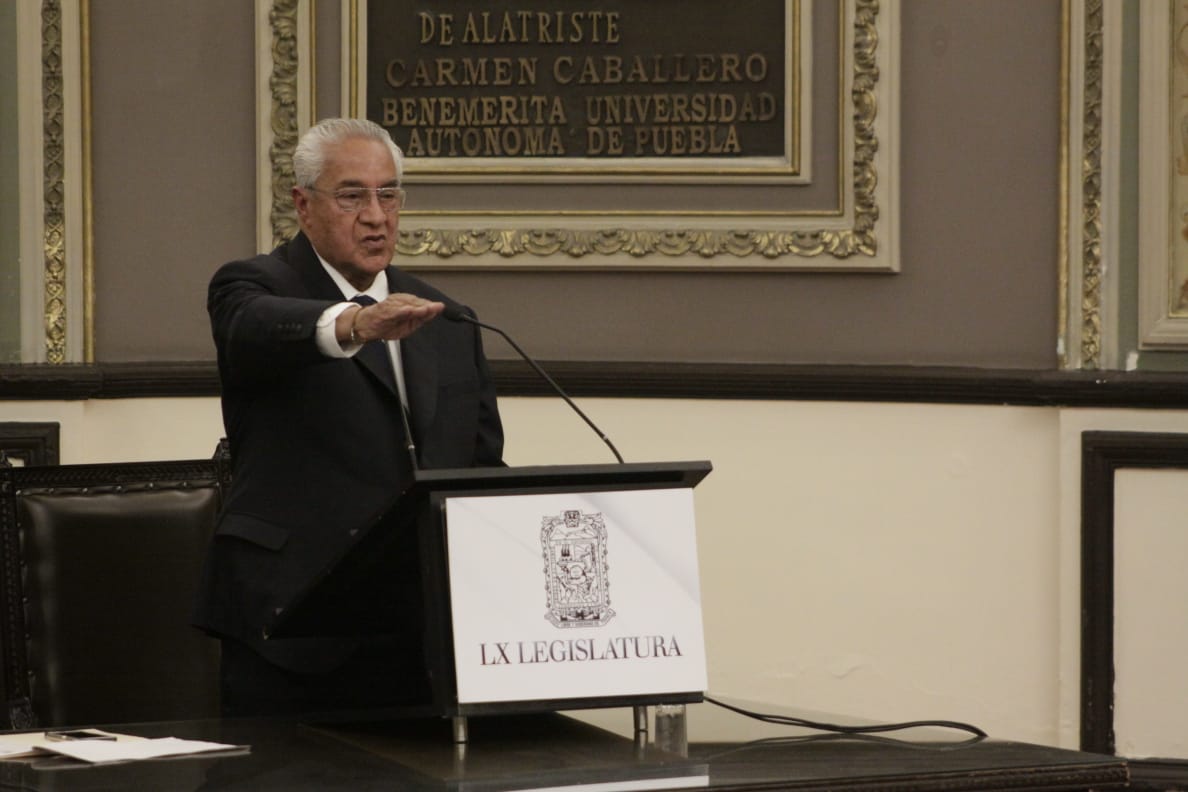 Guillermo Pacheco Pulido, gobernador interino de Puebla. (Miguel Romero)