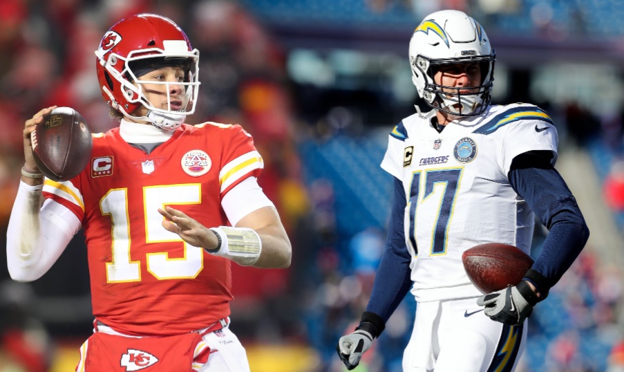 Patrick Mahomes y Philip Rivers, los mariscales de campo que veremos en México (Reuters)