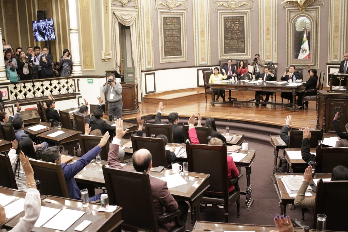 El pleno del Congreso de Puebla aprobó el nombramiento de Guillermo Pacheco. (Miguel Romero)