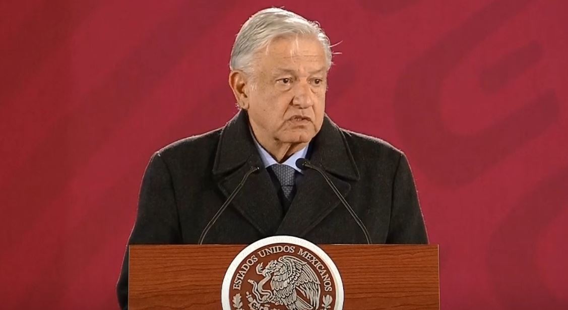 El presidente López Obrador en conferencia matutina. (Especial)
