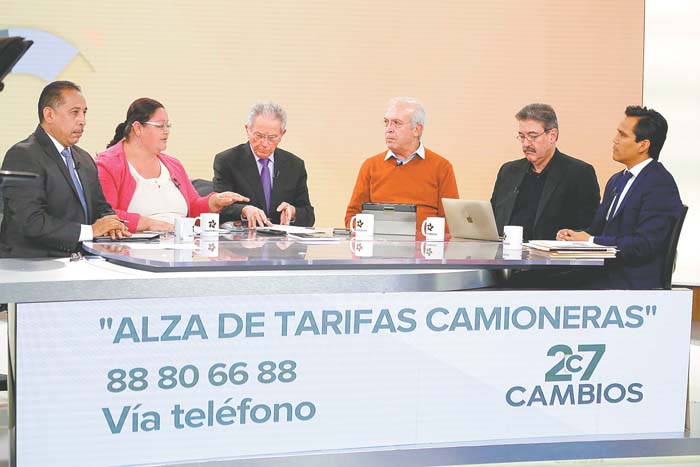 La situación del transporte público se debatió en Cambios 27. Jorge López