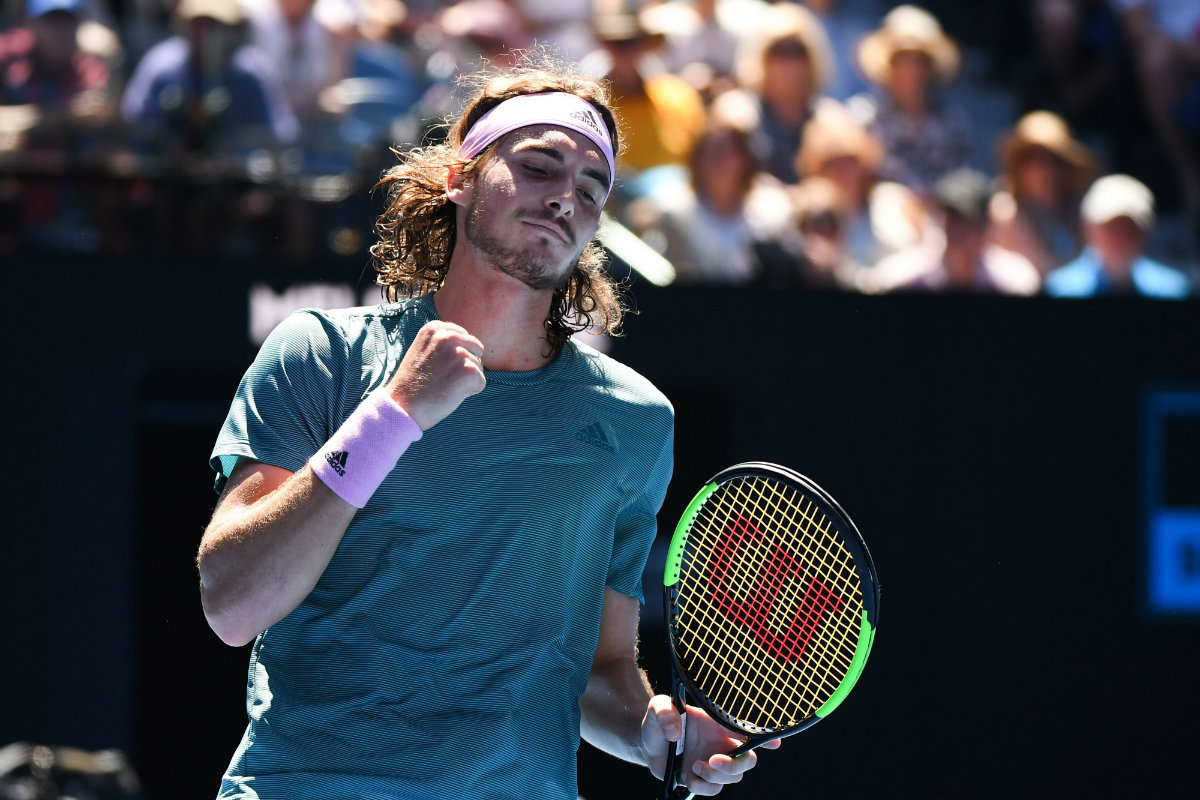 Stefanos Tsitsipas es finalista del Abierto de Australia (AFP)