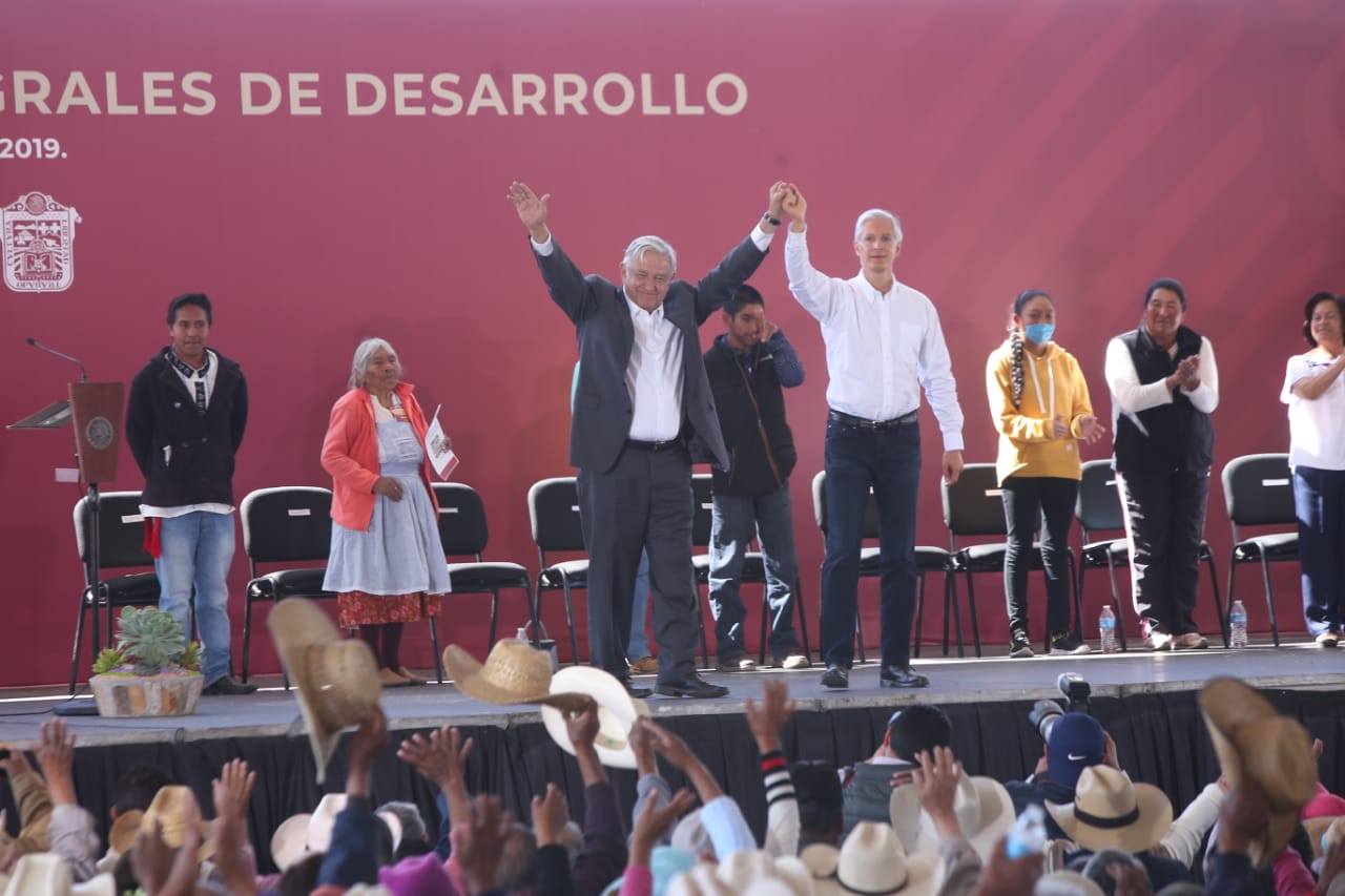 AMLO y Del Mazo presentan programa de desarrollo en Acambay/Juan Carlos Bautista.