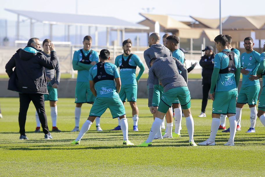 El conjunto lagunero continúa en su preparación para el duelo contra Chiva del próximo domingo. (Óscar Wong)