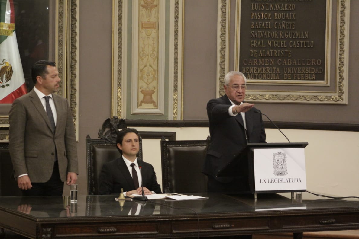 Gobernador interino de Puebla, Guillermo Pacheco Pulido (Miguel Romero)