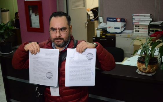 León Vladimir Hernández Ostos presentó la denuncia ante el Congreso. (Especial)