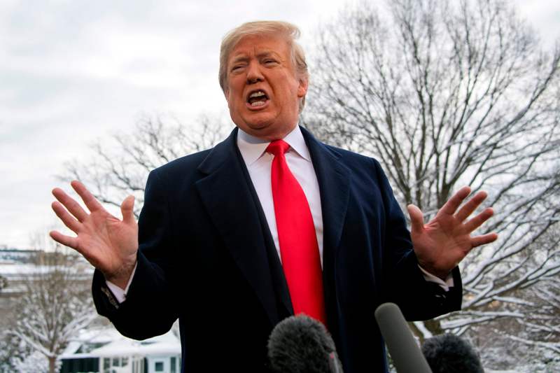 Donald Trump, presidente de EU. (AFP)