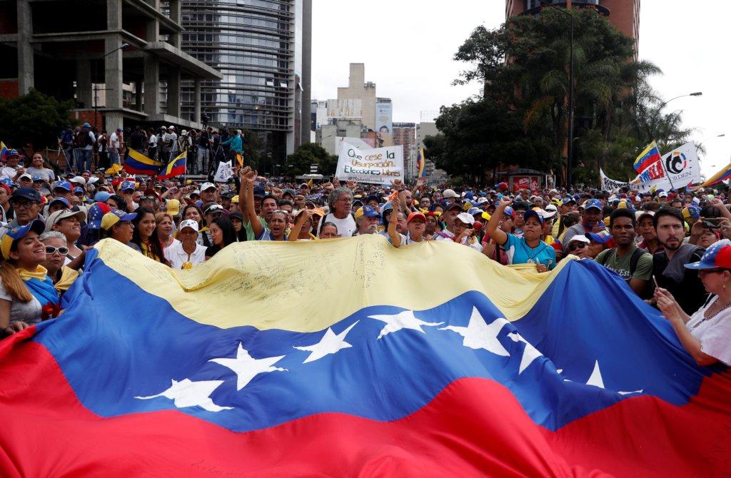 Las movilizaciones iniciaron desde diferentes puntos de Caracas. Reuters