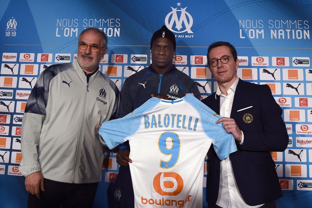 Mario Balotelli, nuevo jugador del Marsella (AFP)
